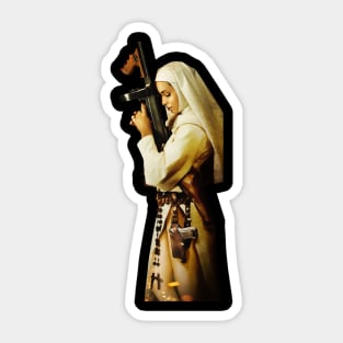 Guzman - Nude Nuns with Big Guns Sticker